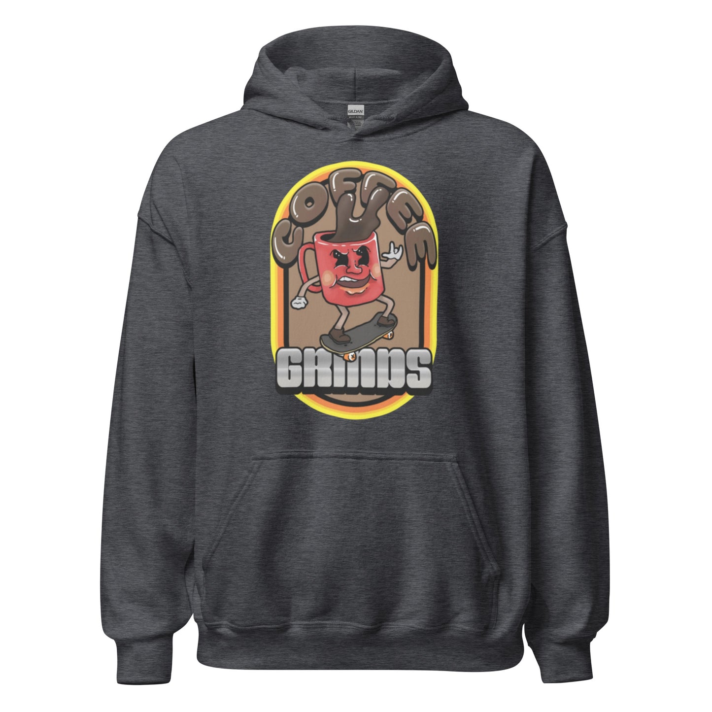 "COFFEE GRINDS" Unisex Hoodie