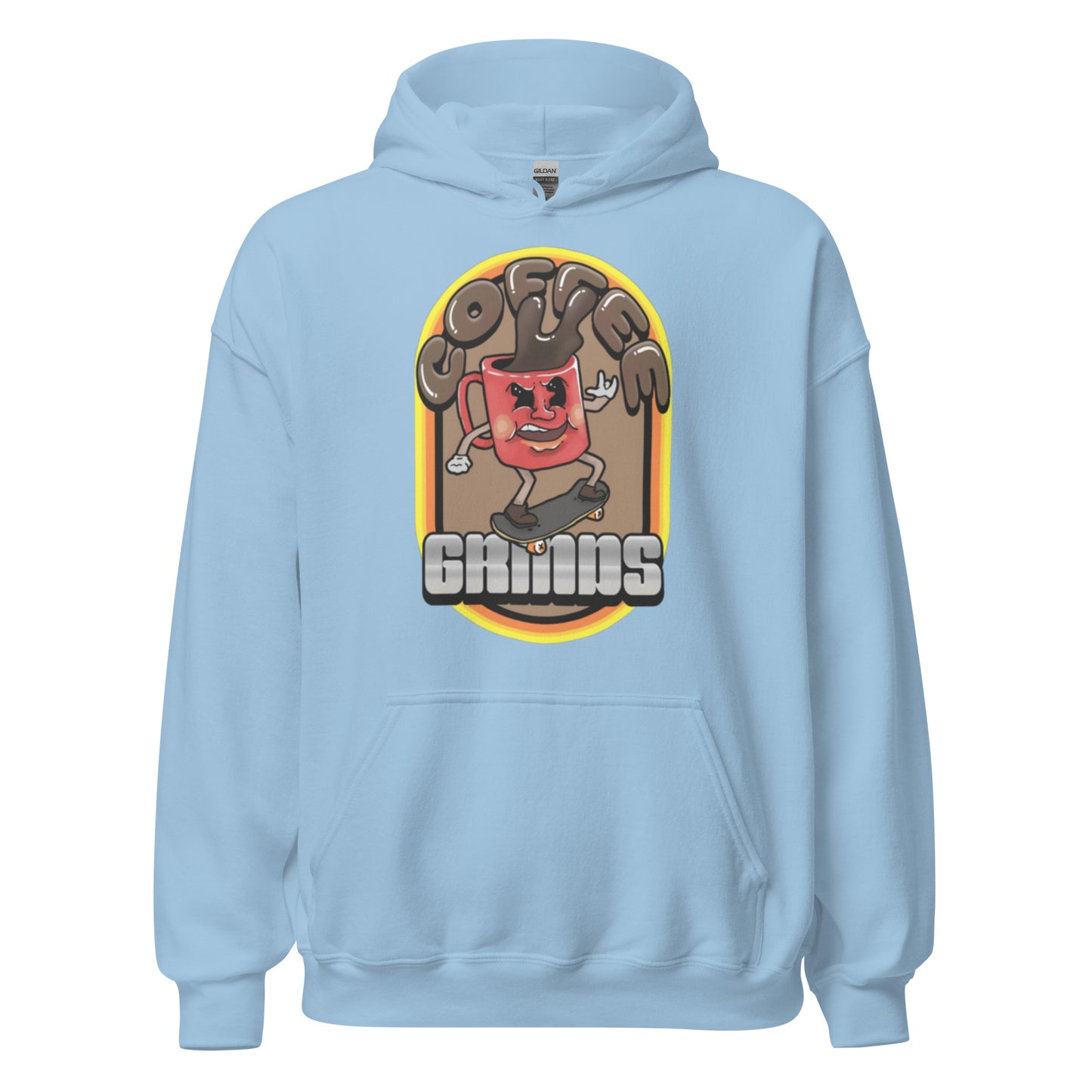 "COFFEE GRINDS" Unisex Hoodie