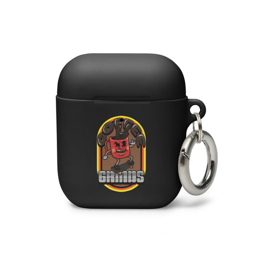 "COFFEE GRINDS" Rubber Case for AirPods®