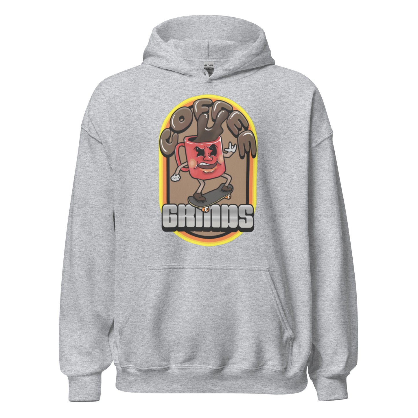 "COFFEE GRINDS" Unisex Hoodie